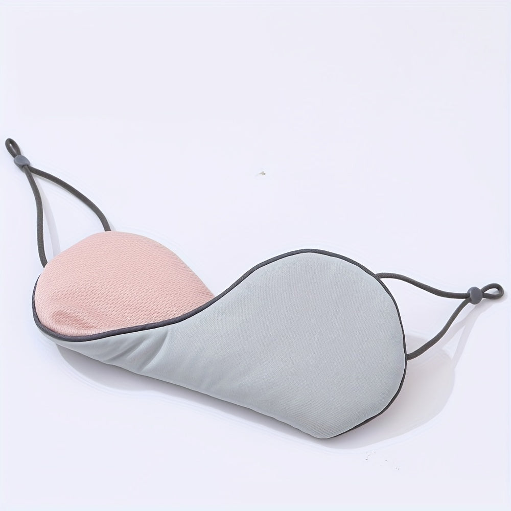 Soft Sleep Eye Mask Blackout Blindfold with Adjustable Straps