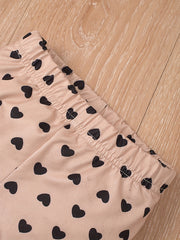 3pcs Baby Girls Cat Bowknot T shirt & Pants Set with Headband