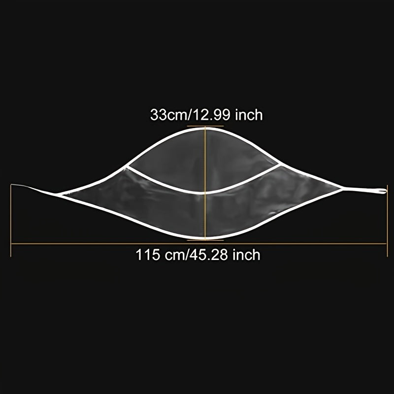 Transparent Rain Bonnet Sun Visor Waterproof Rain Scarf Water Resistant Hat
