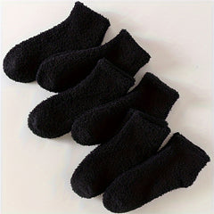 7 Pairs Fuzzy Socks Comfy Warm Floor Stockings