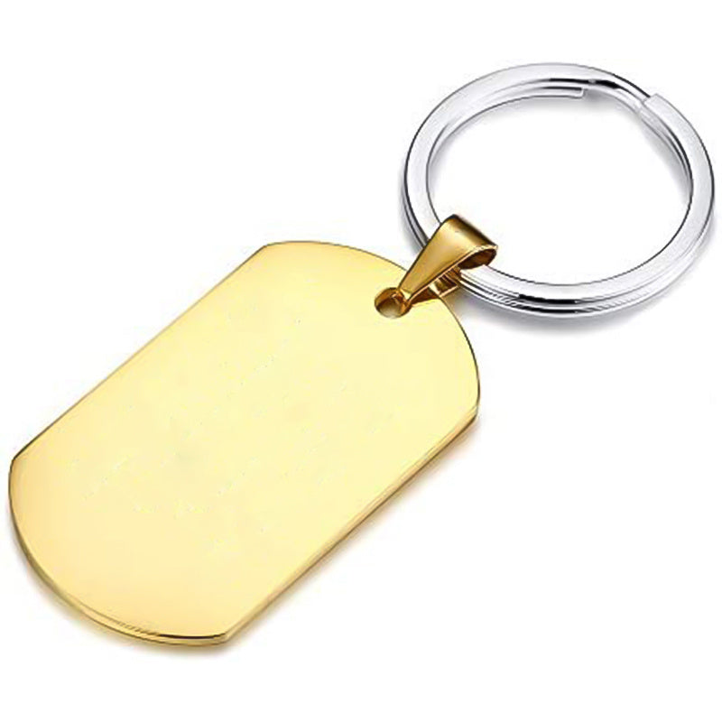 Personalized Men's Keychain Gift Stainless Steel Personalized Birthday Gift