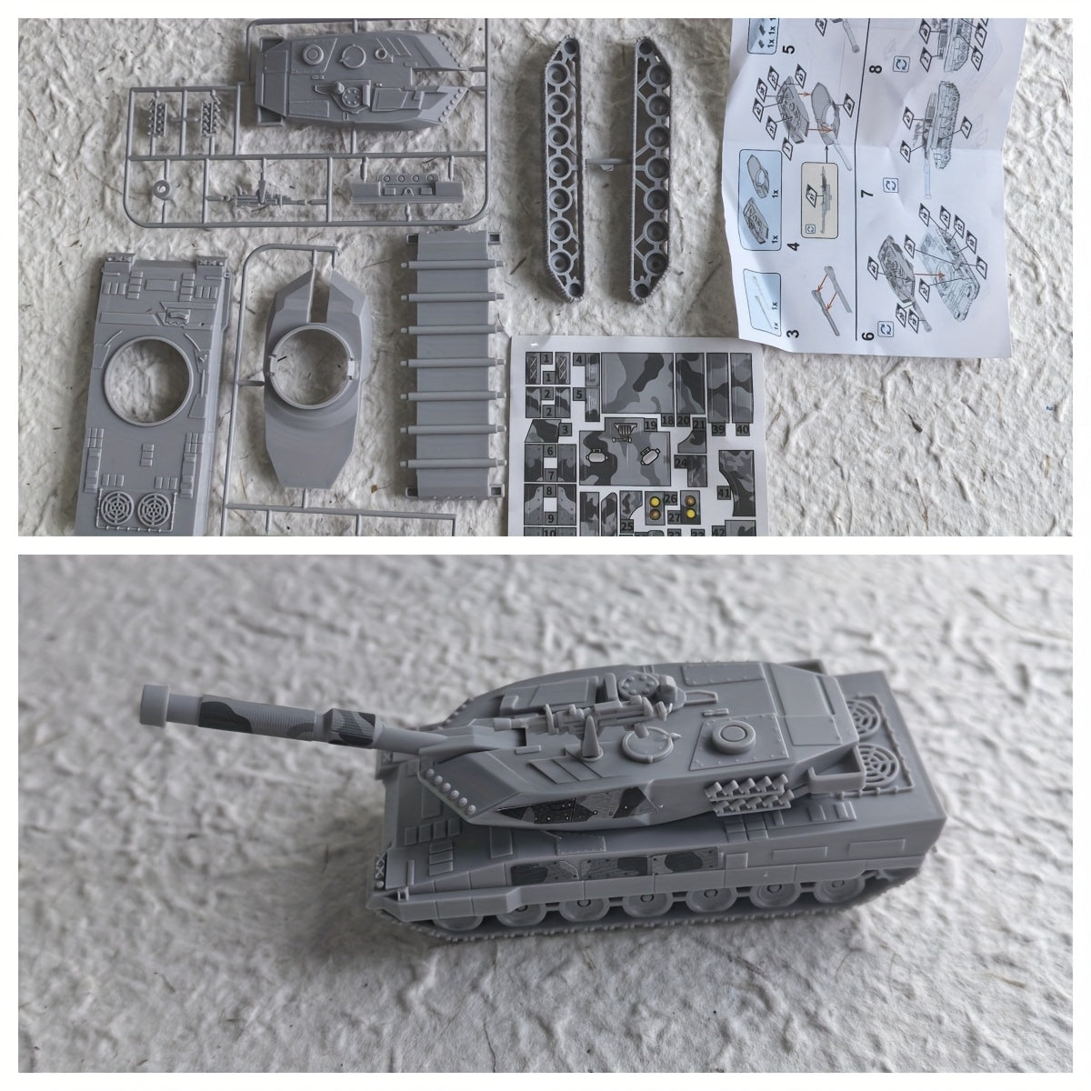 Main Battle Tank Assembly Toy, Military Educational Simulation Toy