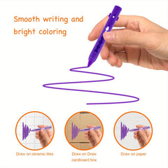 iYuePeng Washable Bath Crayons Set Retractable Medium Point Bathtub Markers
