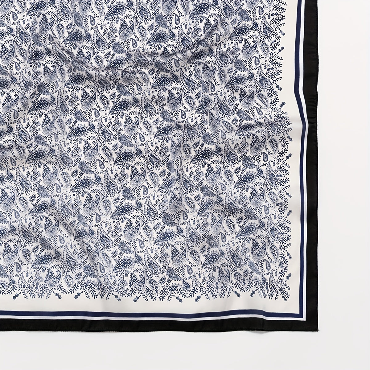 Paisley Print Bandana Square Scarf Floral Neck Wrap Head Scarf Hair Accessories