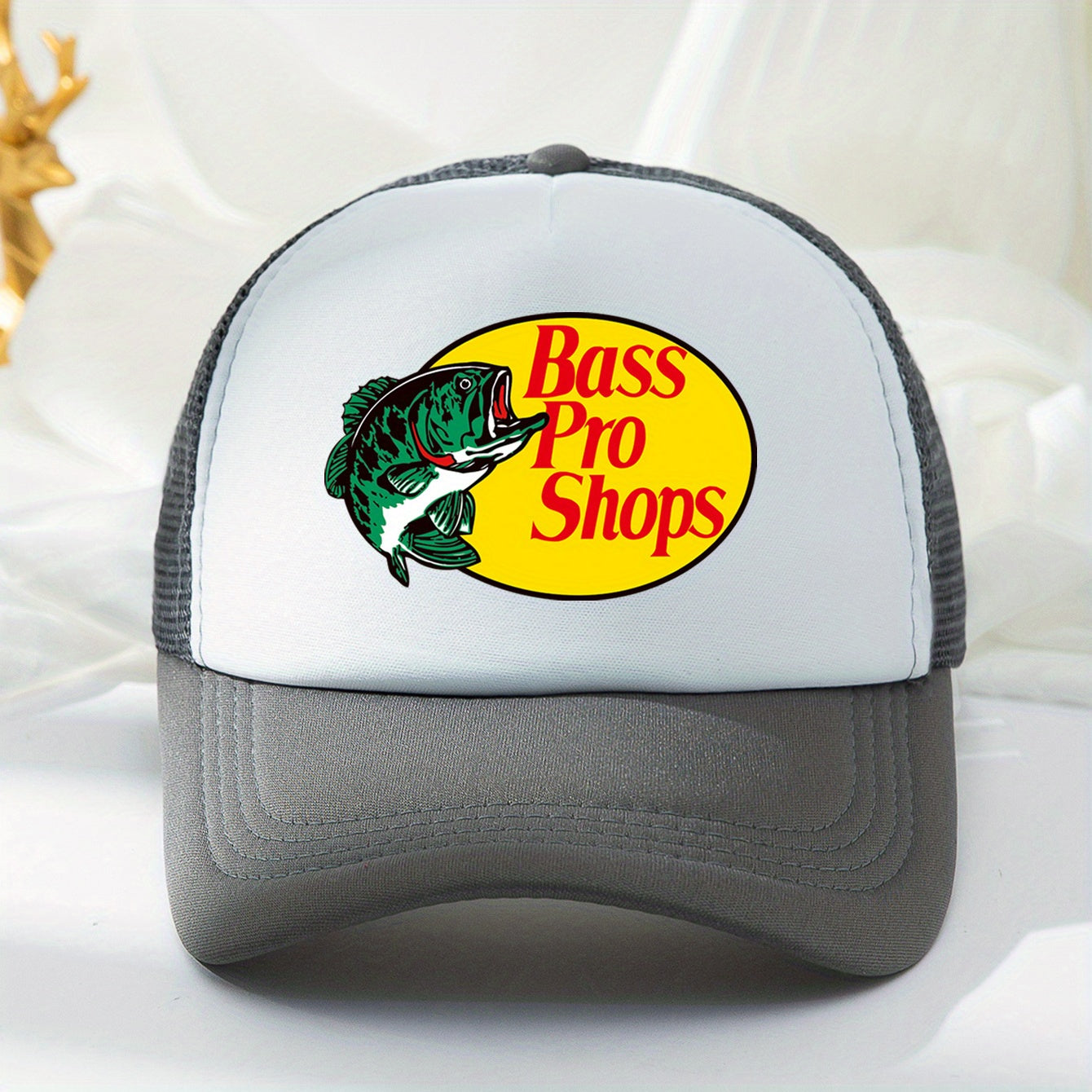 Hip Hop Fish Trucker Hat Baseball Cap Unisex Sunshade Dad Hats