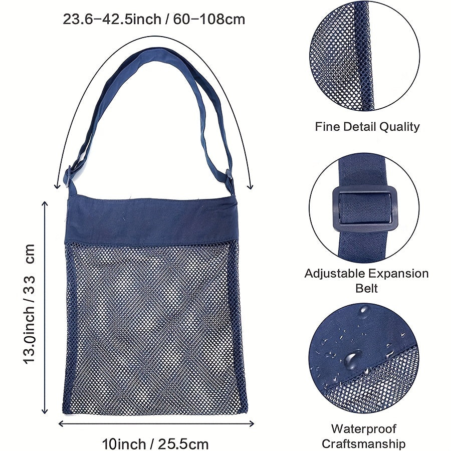 Colorful Mesh Beach Bags 10 13in 25 4 33 02cm Breathable Tote Bags