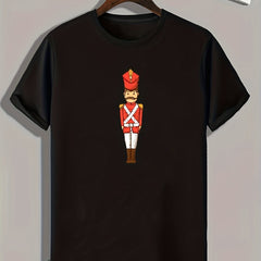 Guard Print Men's Tee Casual Summer T-shirt