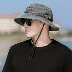 Wide Brim Sun Hat Men Women Beach Fishing Outdoor Summer Boonie Hat