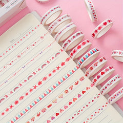 10 Rolls Colorful Washi Tape Set Decorative Stickers