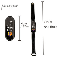 3pc Set LED Digital Student Watch