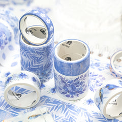 10 Pack Paper Tape Suits 8.5cm 7.5cm 3.5cm Small Fresh Flower Journal Tape