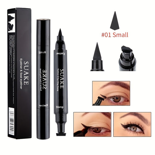 Double Head Eyeliner Eye Stamp Pen Cat Eye Liquid Stamp Wing Shapes Eyeliner Pen