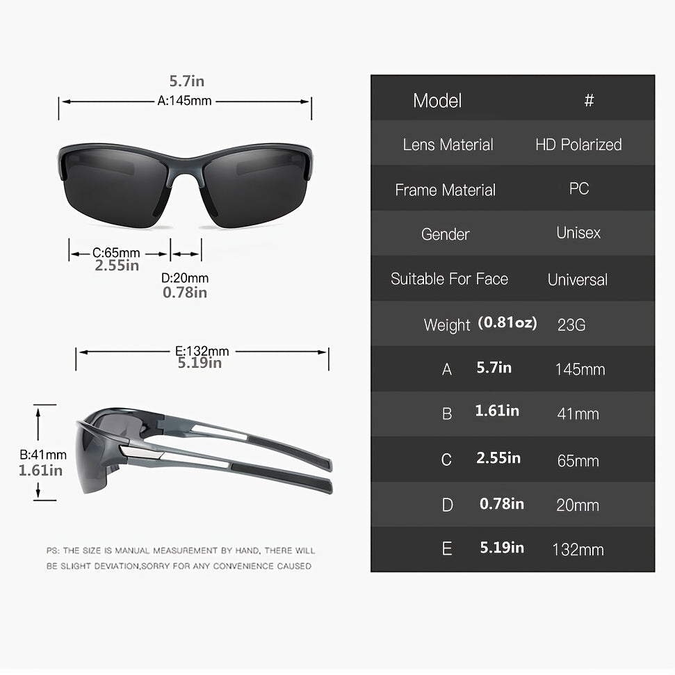 Men's Polarized Sunglasses Classic Square Driver Driving Sunglasses
