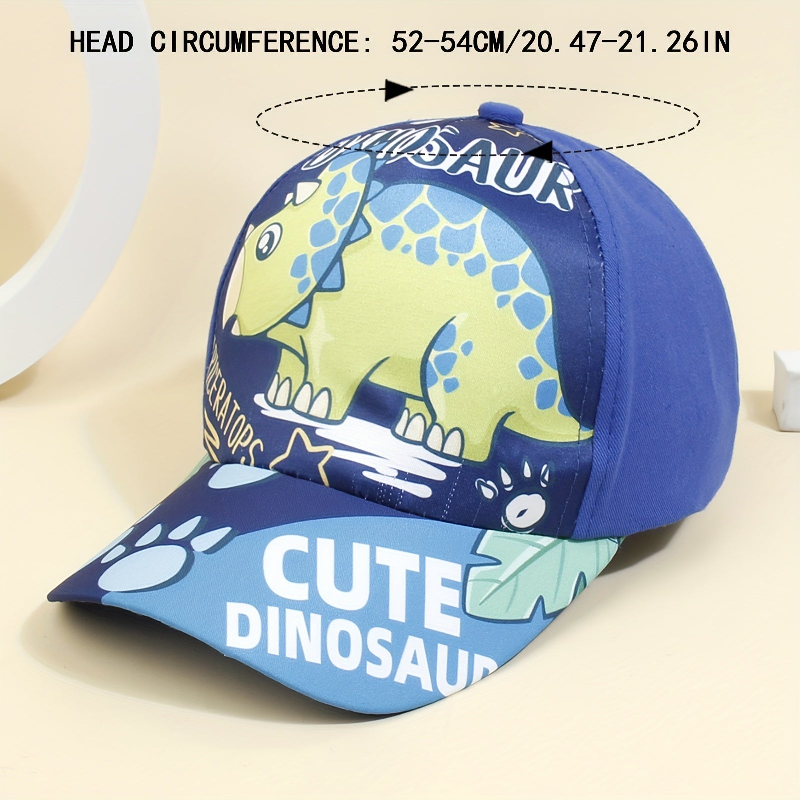 Dinosaur Baseball Cap for Kids Boys Girls