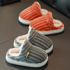 Cozy Fleece House Shoes For Girls - Slip On Indoor Walking Shoes