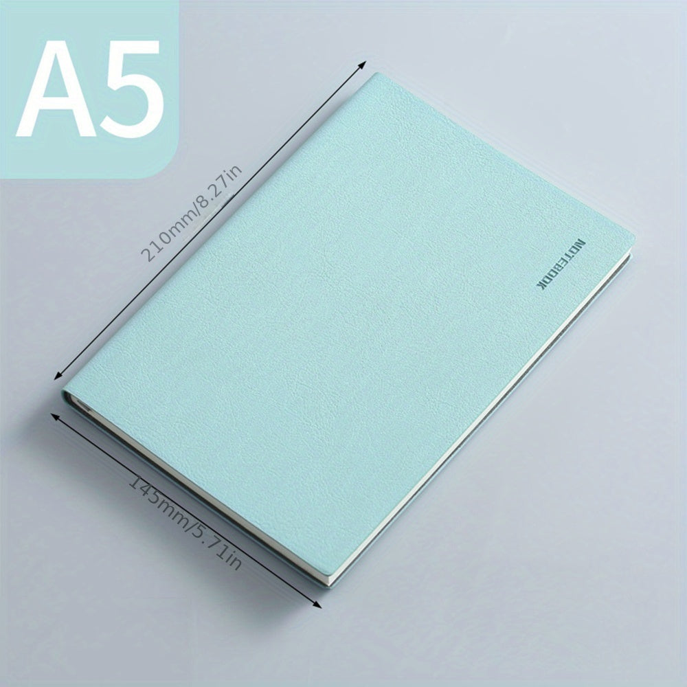 1pc PU Soft Leather Thickened Notebook 96 Sheets