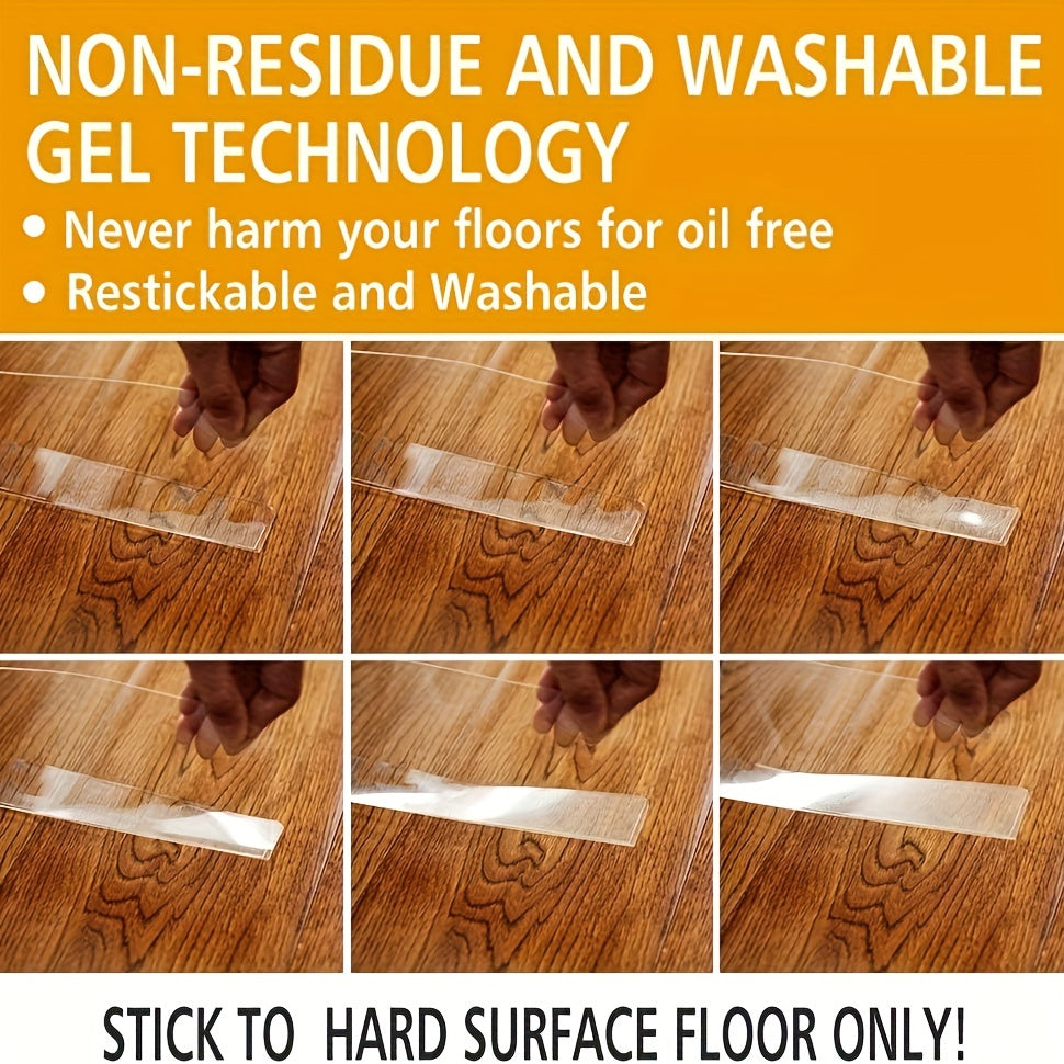 Acrylic Under Bed Blocker 40 L X 8 H Transparent Strong Tape