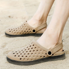Men's Lightweight Comfy Clogs Hollow Out Garden Shoes
