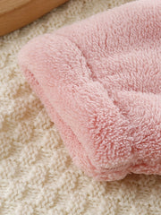 Girls Warm Sheep Embroidery Fleece Jacket For Fall Winter