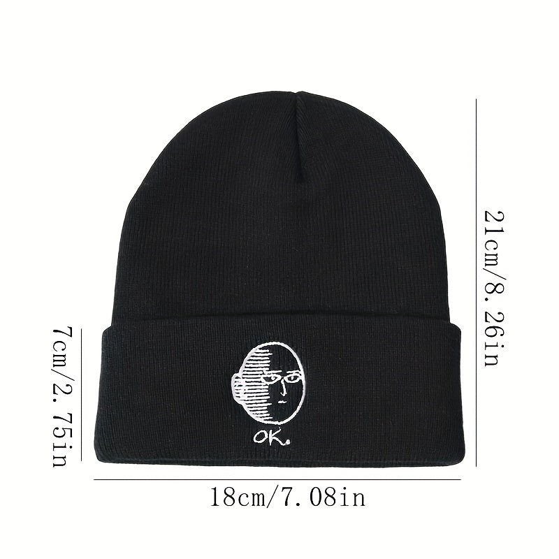 Woolen Warm Ear Protection Knitted Hat Street Hip Hop Cold Hat