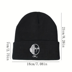 Woolen Warm Ear Protection Knitted Hat Street Hip Hop Cold Hat