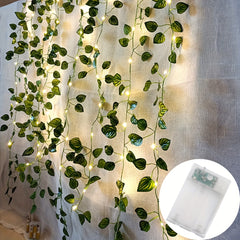 Watermelon Leaves LED String Lights Artificial Plants