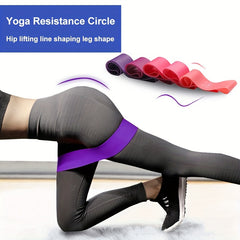 5pcs Yoga Elastic Resistance Band for Legs Shaping Deep Squat Hip