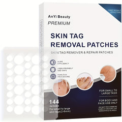 144PCS Skin Tag Remover Patches With Natural Ingredients