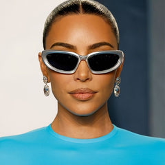 Y2K Wrap Around Sunglasses Vintage Boho UV400 Eye Protection