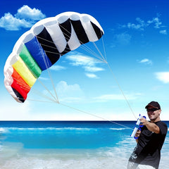 Double Line Soft Sports Kite for Family - Outdoor Flying Kite for Kids