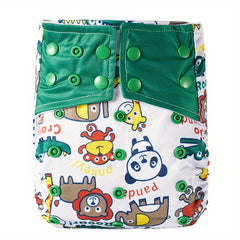 Washable Reusable Pocket Diaper Double Gusset Baby Cloth Diapers