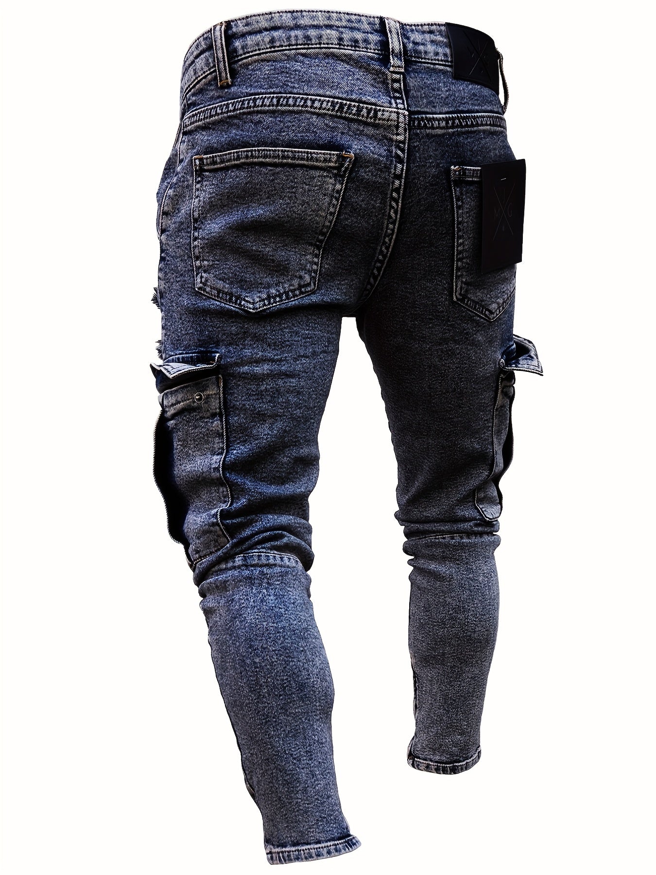 Men's Skinny Cotton Denim Pants Jeans