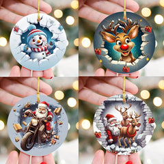 1pc Acrylic Christmas Decorations Pendant Party Supplies