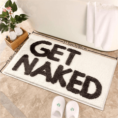1pc Letter Absorbent Non slip Bathroom Floor Mat