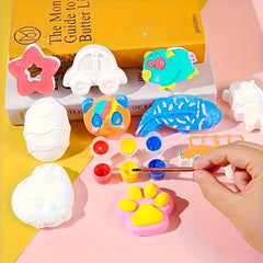 DIY Hand Painting Craft Kit 4pcs Set for Beginners