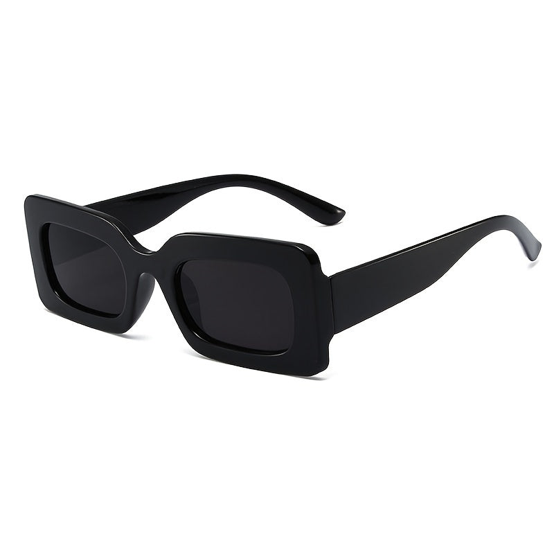 Retro Square Frame Sunglasses Colorful Hip Hop Glasses