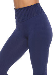 Seamless High-Waisted Yoga Leggings Moisture-Wicking Stretchy Athletic Pants