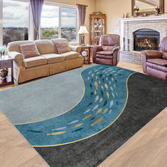 Soft Faux Sheepskin Floor Mat Cashmere Carpet Anti Slip Washable Large