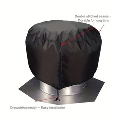 Waterproof Turbine Vent Hood Cover Oxford Cloth Dust Cover
