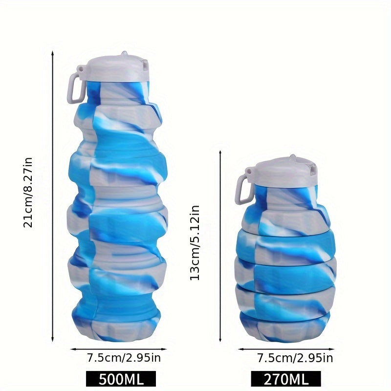 Silicone Grenade Folding Cup for Outdoor Camping Hiking Fitness