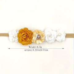 Soft Flower Headband for Baby Girls