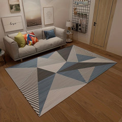 Large Area Rug Crystal Velvet Non-slip Soft Mat Machine Washable Anti-fatigue