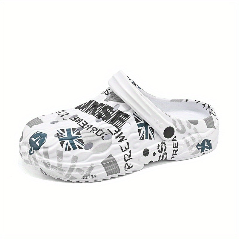 Breathable Hole Shoes Men's Casual Non Slip Quick Drying Sandals