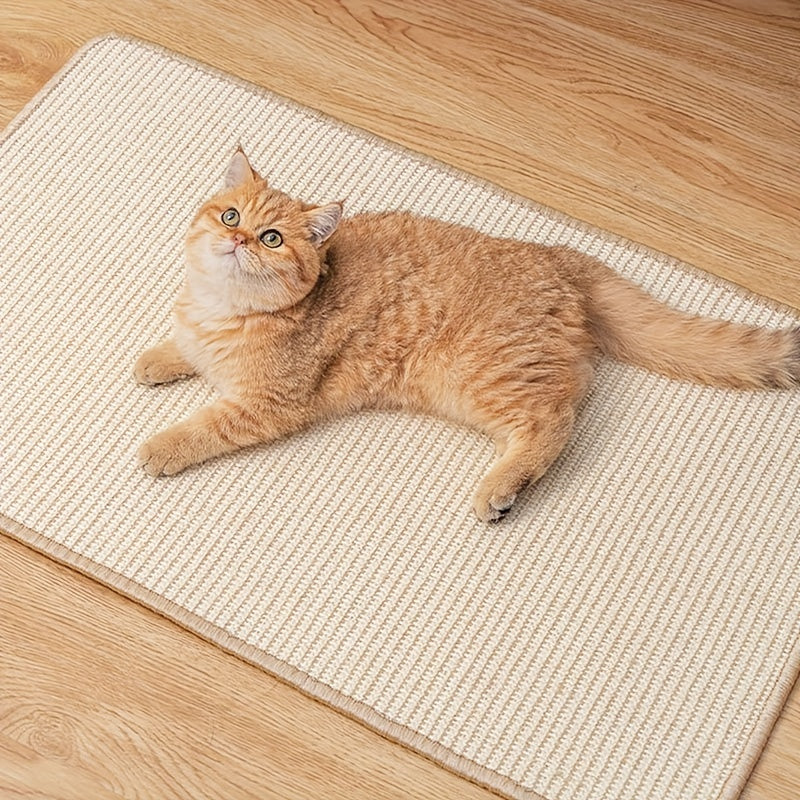 Sisal Cat Scratch Mat Protects Carpets Sofas