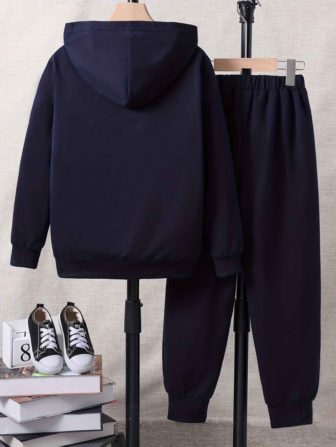 California Boy's Hoodie & Sweatpants Set Street Style Casual Outfits