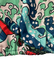 Painting Print V Neck Jumpsuit