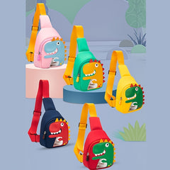 Unisex Kids 3D Dinosaur Crossbag Waterproof Large Capacity Sling Bag