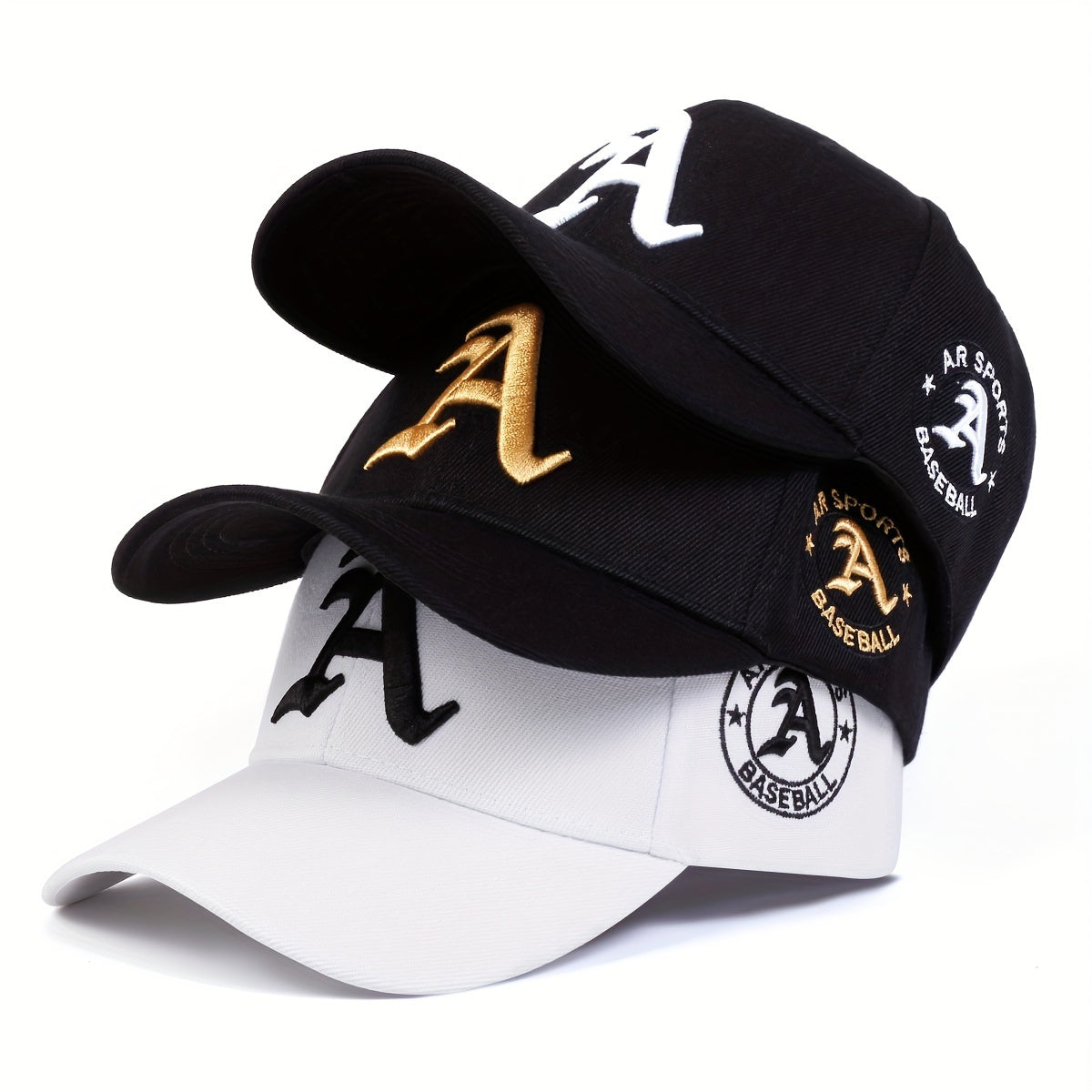 Gothic A Letter Baseball Cap Sun Hat Adjustable Casual Travel Vacation