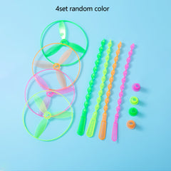 Interactive Bamboo Dragonfly Flying Toy for Outdoor Chase Game