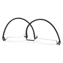 Half Frame Reading Glasses For Men Women Lightweight Metal Readers